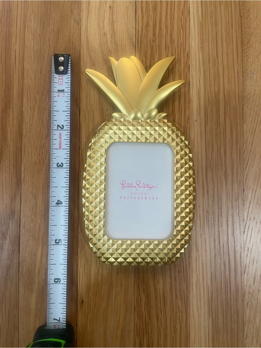 NEW Lilly Pulitzer Gold Pineapple Frame